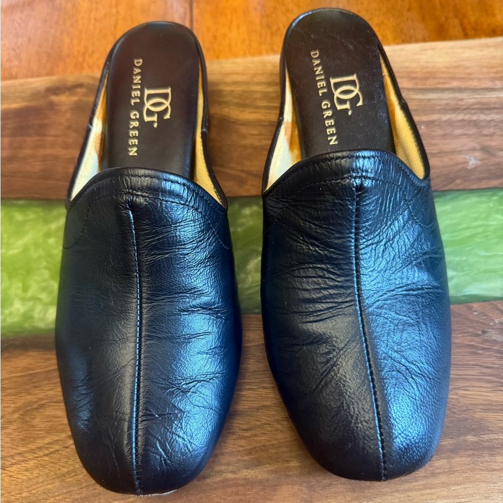 Daniel Green Denise Slip On Wedge - Black Women's Sz 7